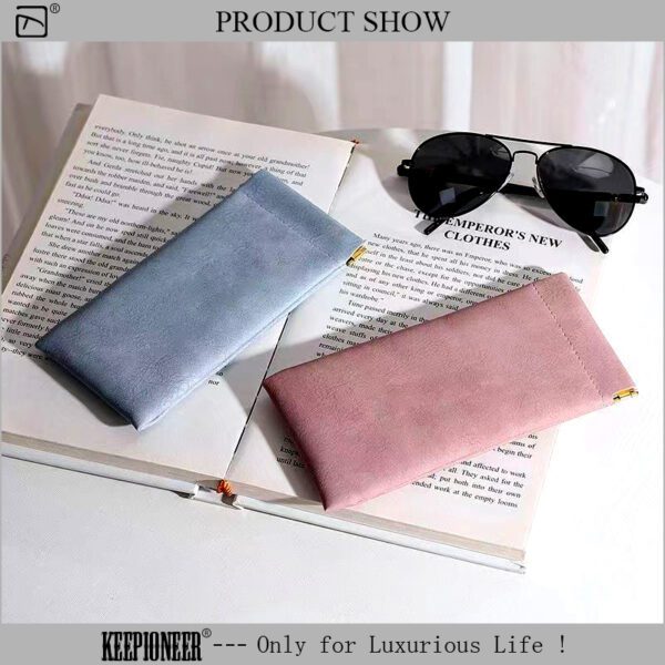 Leather Eyeglass Pouch