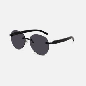 Black Round Sunglasses